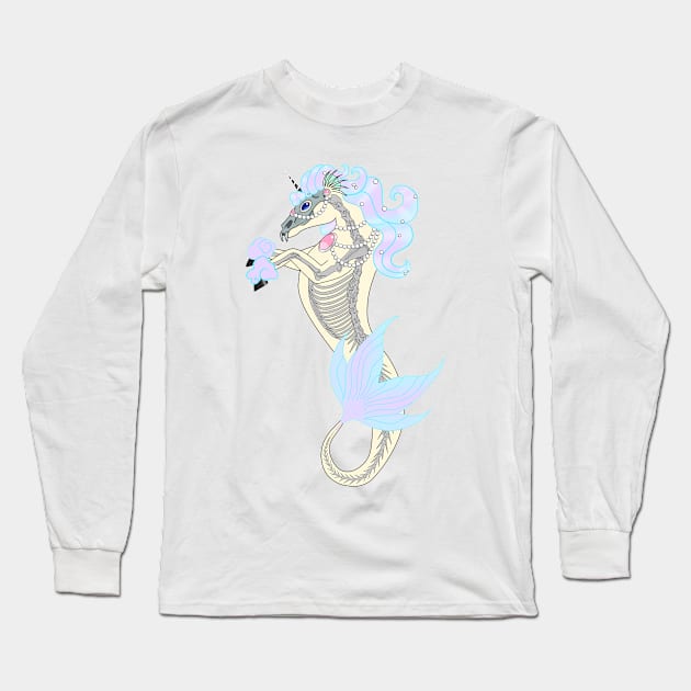 Glimwood Seahorse Long Sleeve T-Shirt by Luna-Cooper